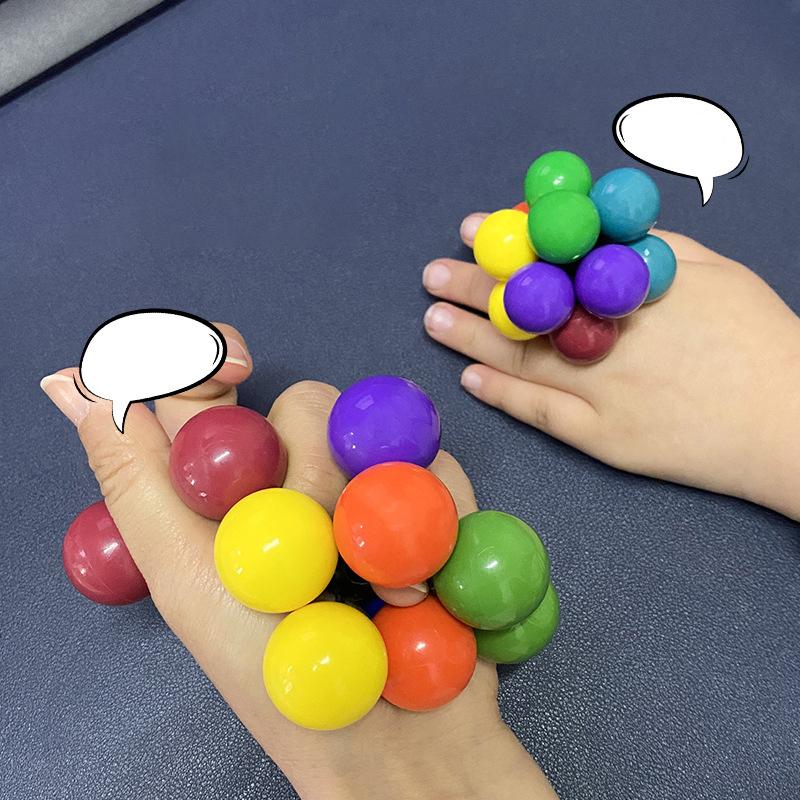 1Pc Variety Bead Decompression Atomic Ball Decompression Toy Molecular Ball  Exotic Toy