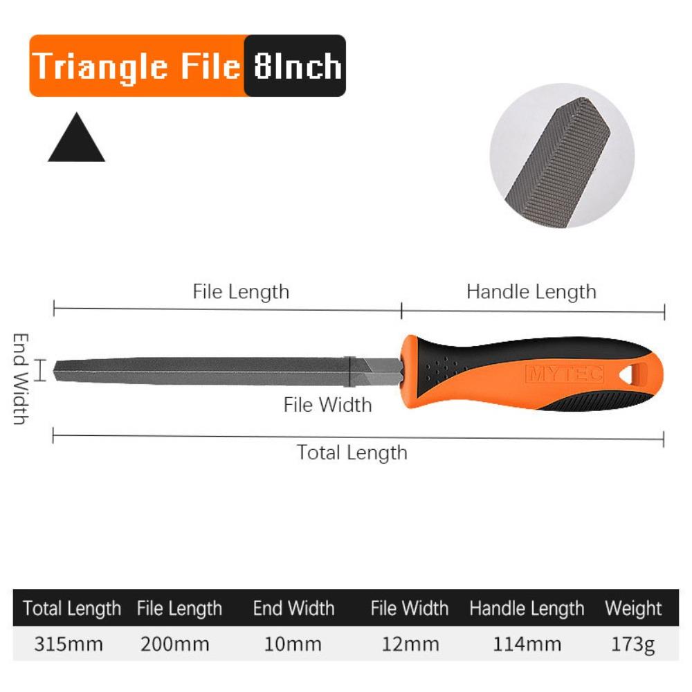 6/8 Inch Steel Files Steel Hand File Durable Saw File