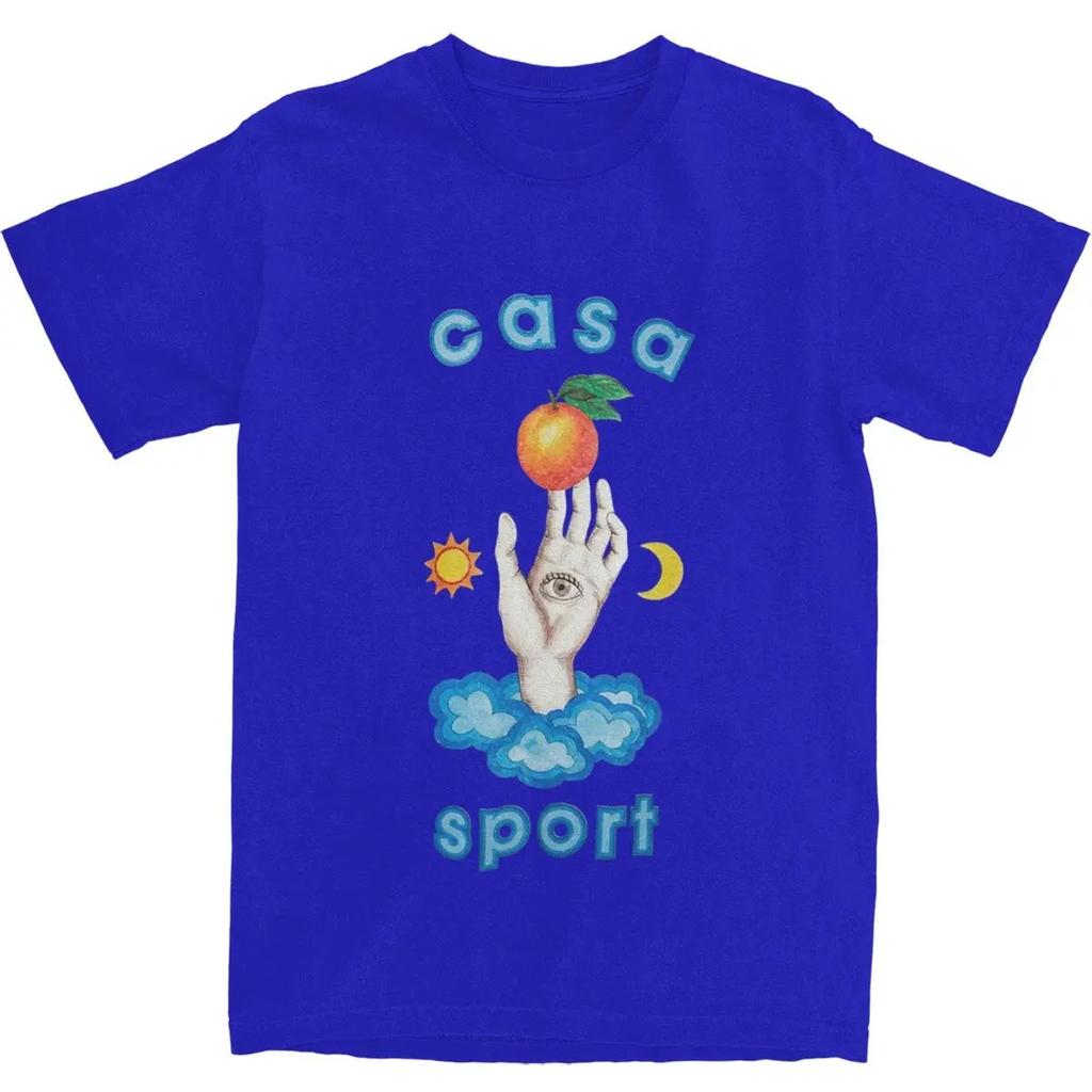 Casablanca Tennis Club pro Unisex Dámské Trička Oblečení Trendy Tričko Tričko Čistá Bavlna Oblečení pro Dospělé 2024 Nové Unisex