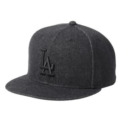 NEW ERA 59FIFTY Denim Los Angeles Dodgers Black Denim 14668181 7 1/4 (57.7cm)