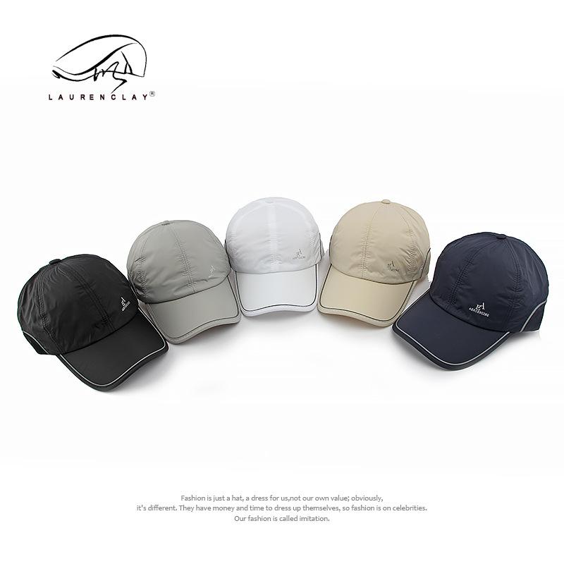 Quick-drying hat Men's spring and summer outdoor sunscreen visor Lightweight breathable cap Children's fashion baseball cap tide