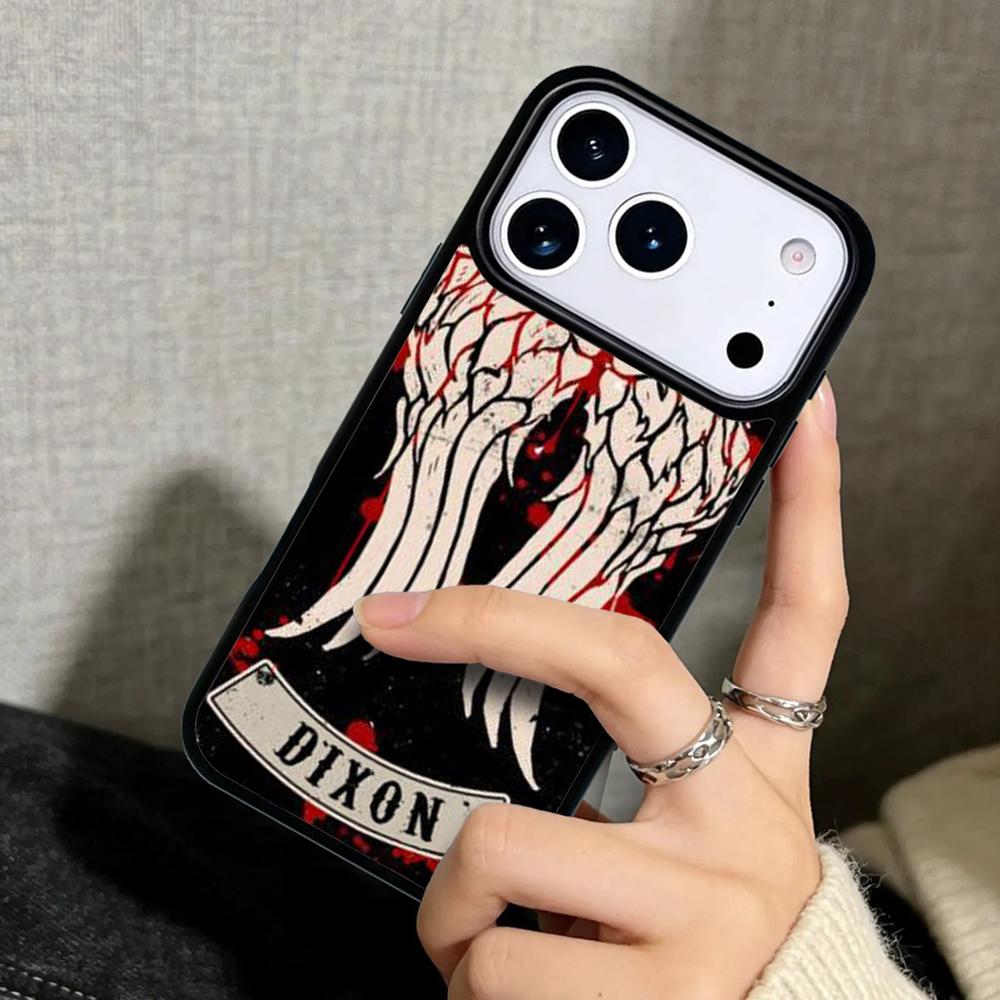 Capa Case for iPhone 17 Air 16 Pro Max 15 Plus 11 13 Mini 14 12 Back Phone Cover The Walking Dead Daryl D