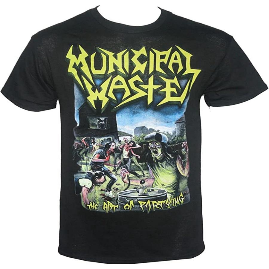 Hiwide Mens The Art of Partying T Shirt Black S