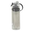 Misting Sports Water Bottle Large Capacity Outdoor Portable Leakproof Spray Cup for Children Students 600ml