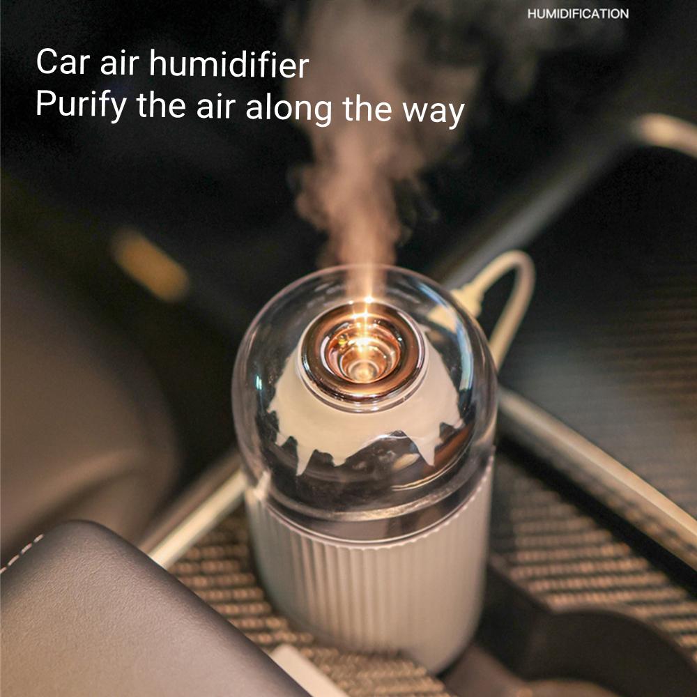 300ml Wireless Air Humidifier Mini Portable Mist Maker Usb Rechargeable Ultrasonic Cool Water Aroma Diffuser With Led Light