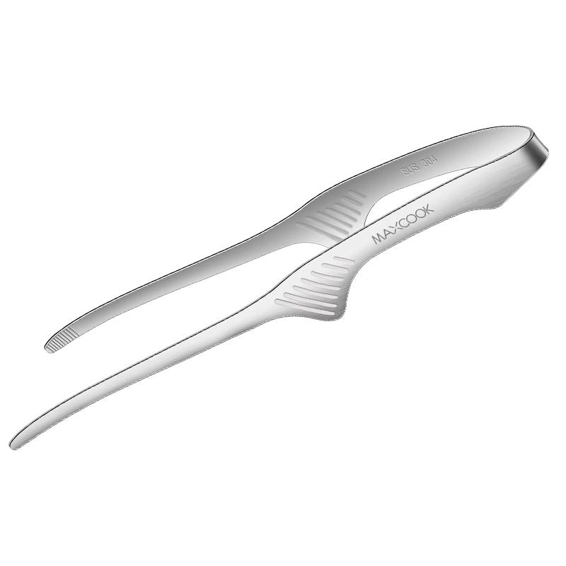 MAXCOOK 304 Stainless Steel Standable Food Tongs