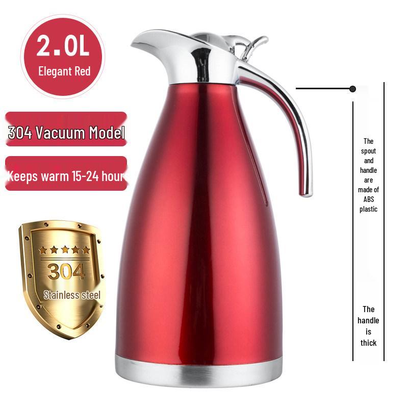 304 Stainless Steel Large Capacity Vacuum Insulated Thermos Flask for Hotels and Restaurants