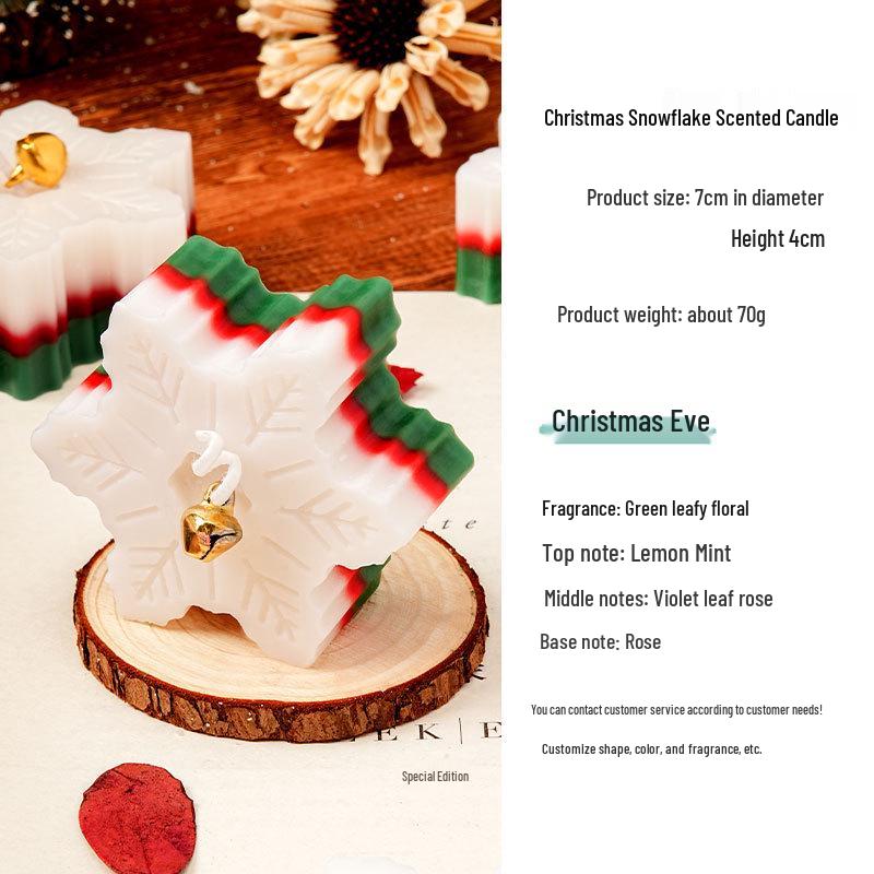 Christmas Tree-Shaped Scented Candle Ornament for Festive Decor