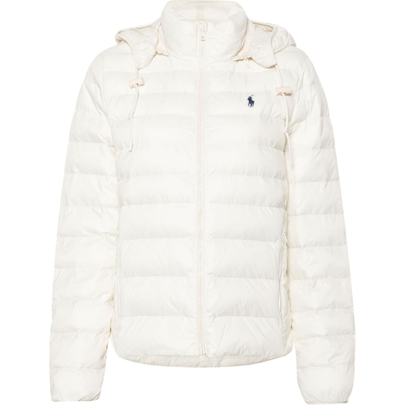 

Polo Ralph Lauren Однотонная куртка на молнии свободного кроя с капюшоном и длинными рукавами Женские куртки Молочно-белый 211958932-003 L