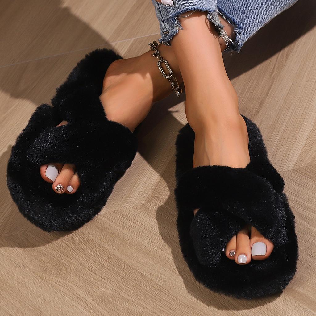 Women's Warm Anti Slip Indoor Slippers Autumn and Winter