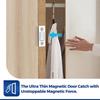 2 Pack Ultra Thin Cabinet Magnetic Catch Adhesive Drawer Magnet Catch For Kitchen Closet Door Closing Magnetic Door Catch Closer