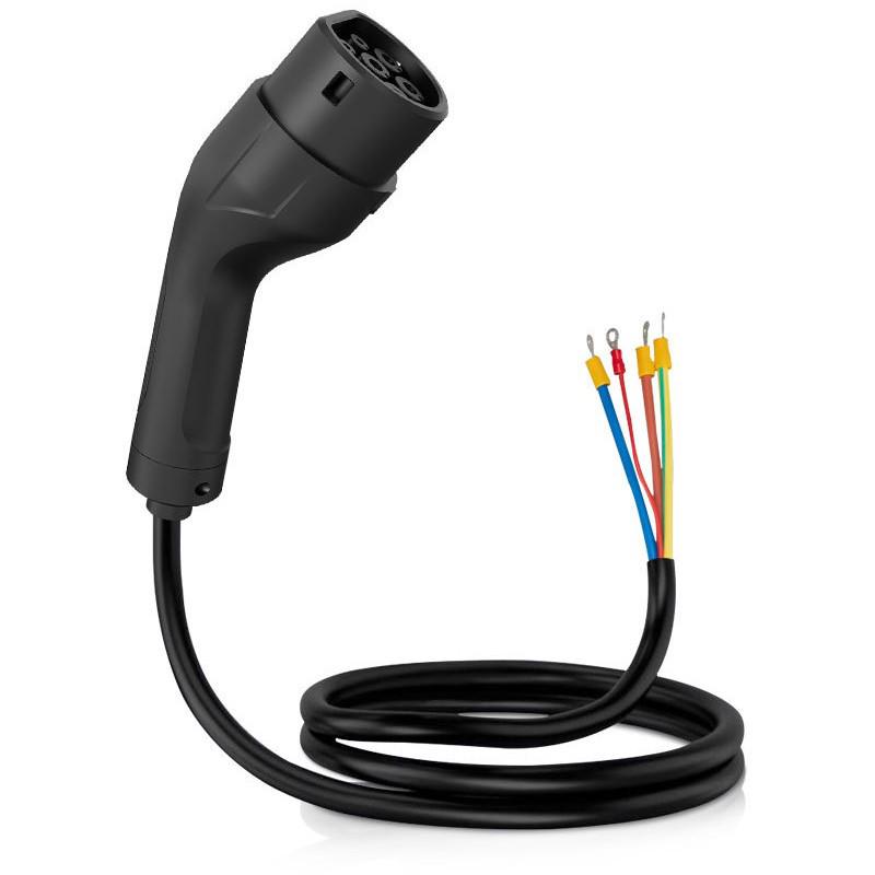 Type 2 European Standard Charging Connector Cable, AC 380V Three-phase/220V Single-phase, 3*6mm²