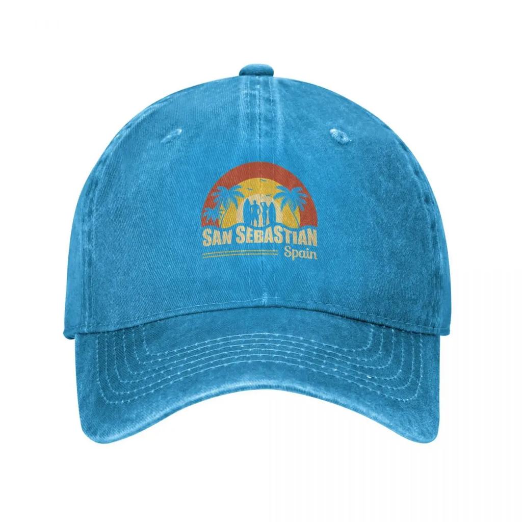 San Sebastian Spagna Popolare Posto Estivo per il Surf Cappellino da Baseball cappellino da papà Cappello di Marca di Lusso Marca di Lusso Donna Unisex