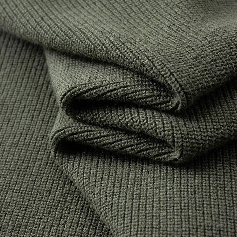 Dibinze Men's Plus Size Cotton Cashmere Blend Round Neck Pullover