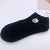 5 Pairs of New Female Spring and Summer Embroidery Cotton Creative Interesting Short Tube Socks