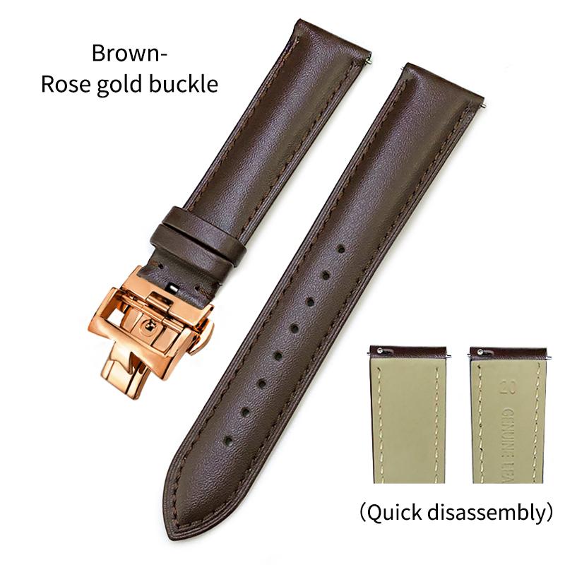 

19mm 20mm 21mm 22mm Leather Watchband for Vacheron Constantin Patrimony VC Black Blue White Gray Pink Cowhide Strap Accessories 19mm