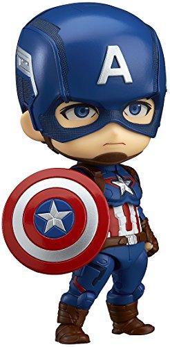 

Nendoroid Avengers Age of Ultron Captain America Heroes Edition Немасштабируемая подвижная фигурка, окрашенная АБС и ПВХ