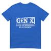 Funny Saying Sarcastic Gen X Lots Of Memories No Evidence TShirt