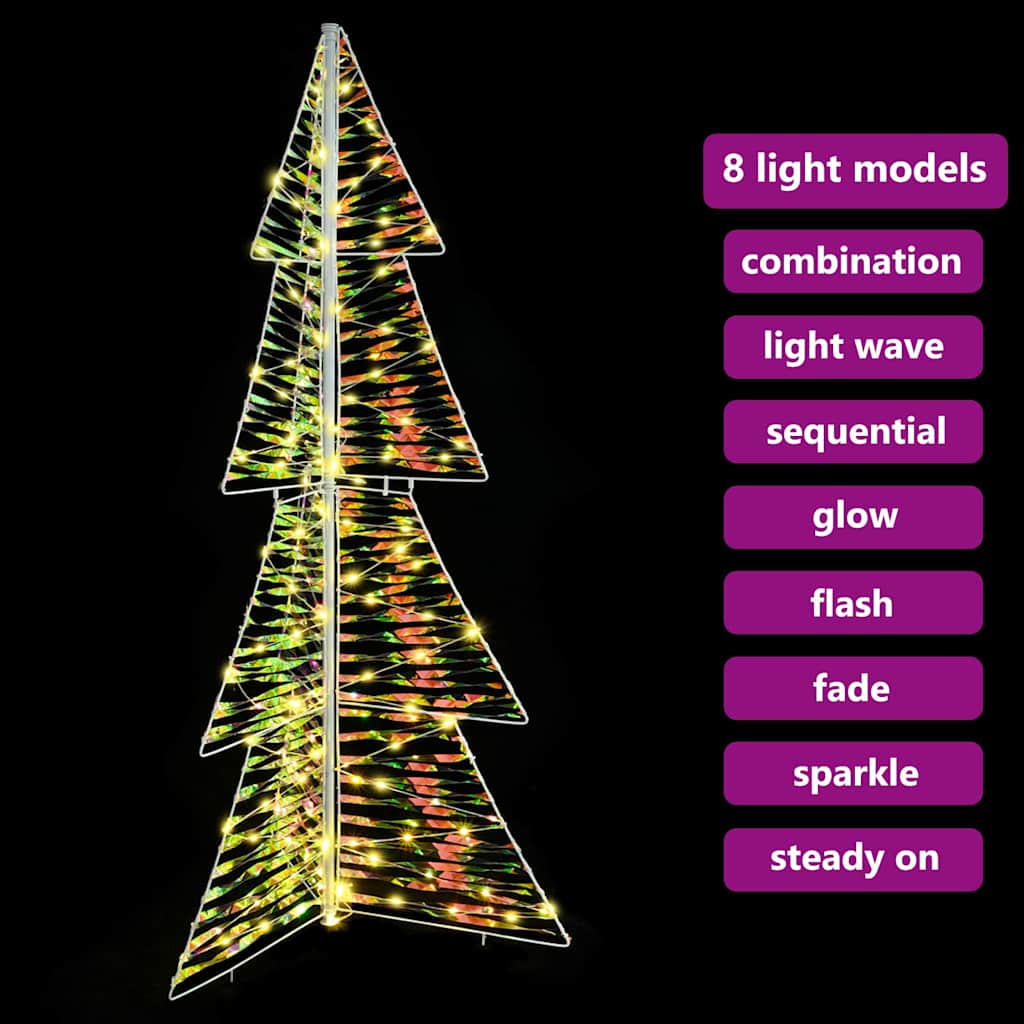 Christmas Tree with 160 Warm White LEDs 150 cm PET