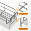 Stainless Steel Sink Drain Rack Large Capacity Soap Sponge Holder  Bathroom