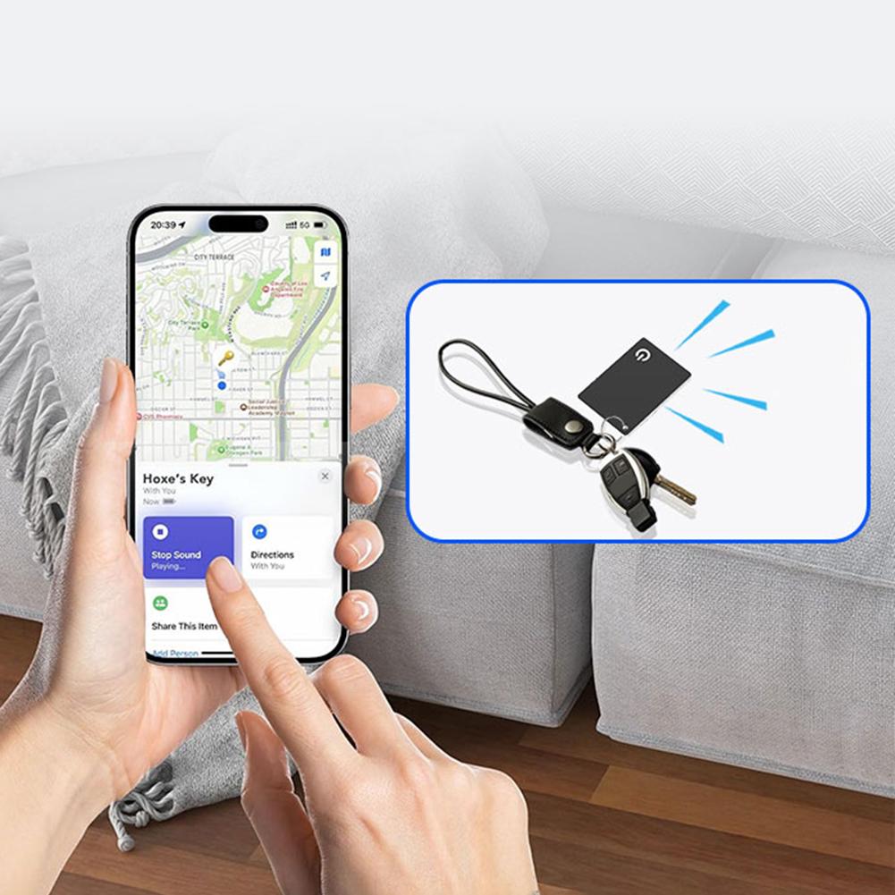 Wireless Charging Item Card Finder Works for Apple Find My Smart Tag Wallet Tracker Ultra Thin Tracker Keys Suitcase Bag Locator