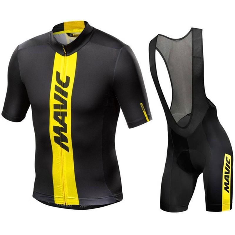Mavic Professional Team Riding Suit Short-sleeved Strap Set Mountain Bike Shirt Tour De