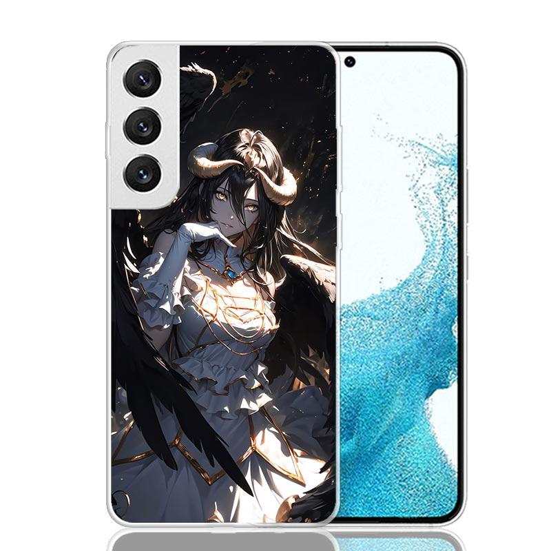 Albedo Overlord Anime Phone Case For Samsung Galaxy S26 S25 Edge S24 S23 FE S22 Ultra S21 Plus S20 + Fundas Cover Coque Galaxy S
