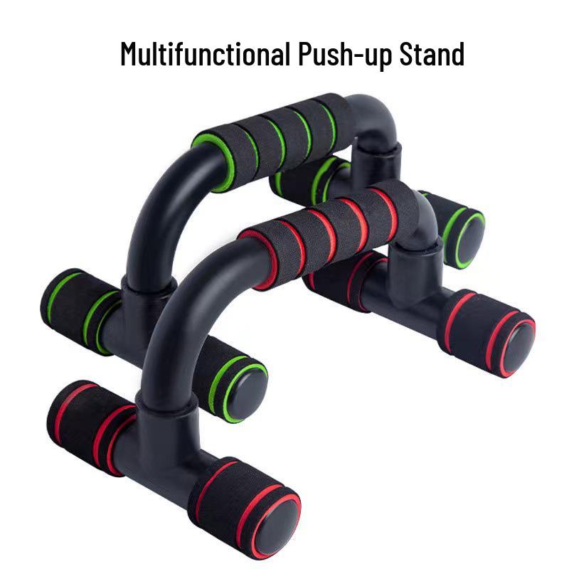 H-shaped Push-up Stand for Arm, Ab, and Chest Muscle Fitness - Indoor Exercise Equipment