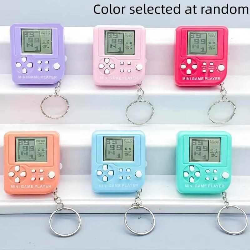 Mini Retro Handheld Game Player Built In Classic Games Portable Keychain Design Ideal For Kids Gifts Travel Leisure