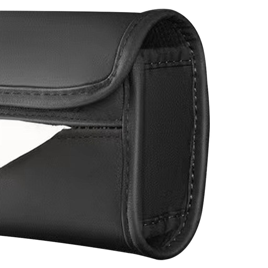 Armrest Tissue Box Holder Wear Resistant Pu Leather Backseat Tissue Case Holder Napkin