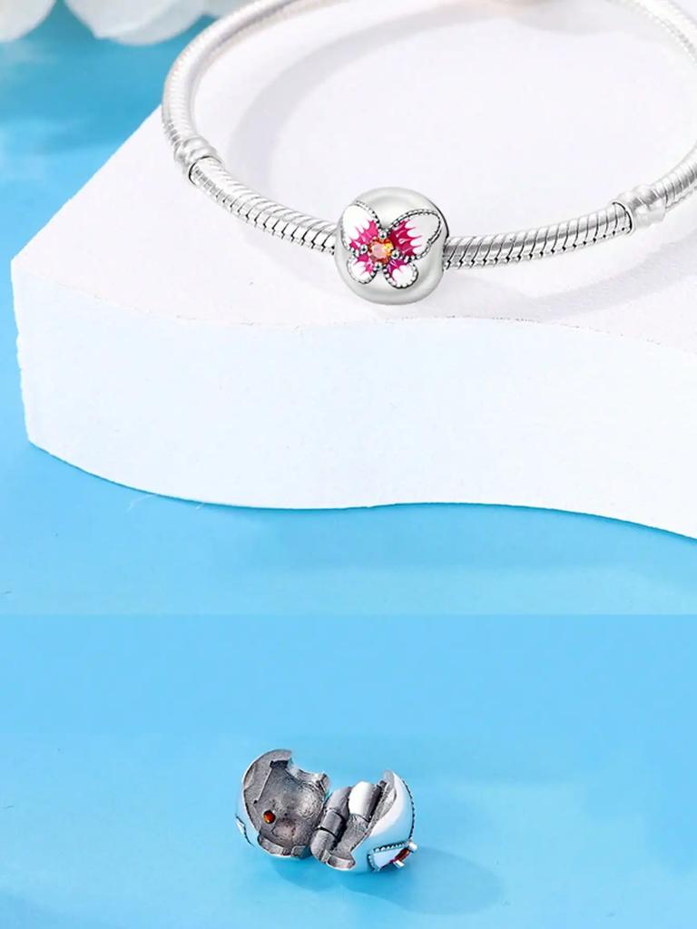 Charms Plata Backpack Flowers High Heels Beads Charm Copper Plated Fit Copperoriginal Bracelet For Jewelry Making Diy Charm