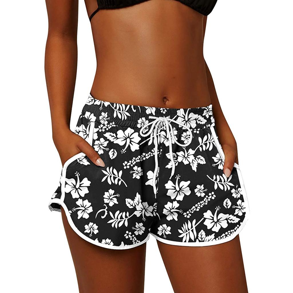 Summer Floral Beach Boardshorts 