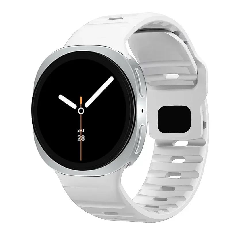 Silicone Straps for Samsung Galaxy Watch 8/8 Classic Strap 40mm 44mm 46mm Sport Bracelet Correa Galaxy Watch 8/7 Ultra Band 47mm