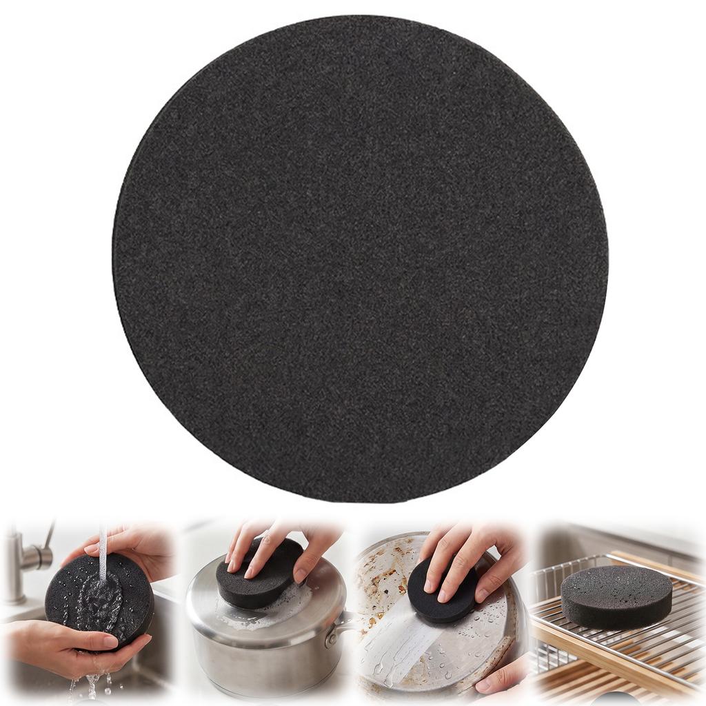 1/3pcs Dual Sided Cleaning Sponges for Stainless Steel Non-stick Oil Wiping Dishcloth Soft Absorbent for Household Cleaning Pot