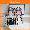 Trendy Korean Style Tote Bag For Women Stylish Casual Color Block Crossbody Bag 2024