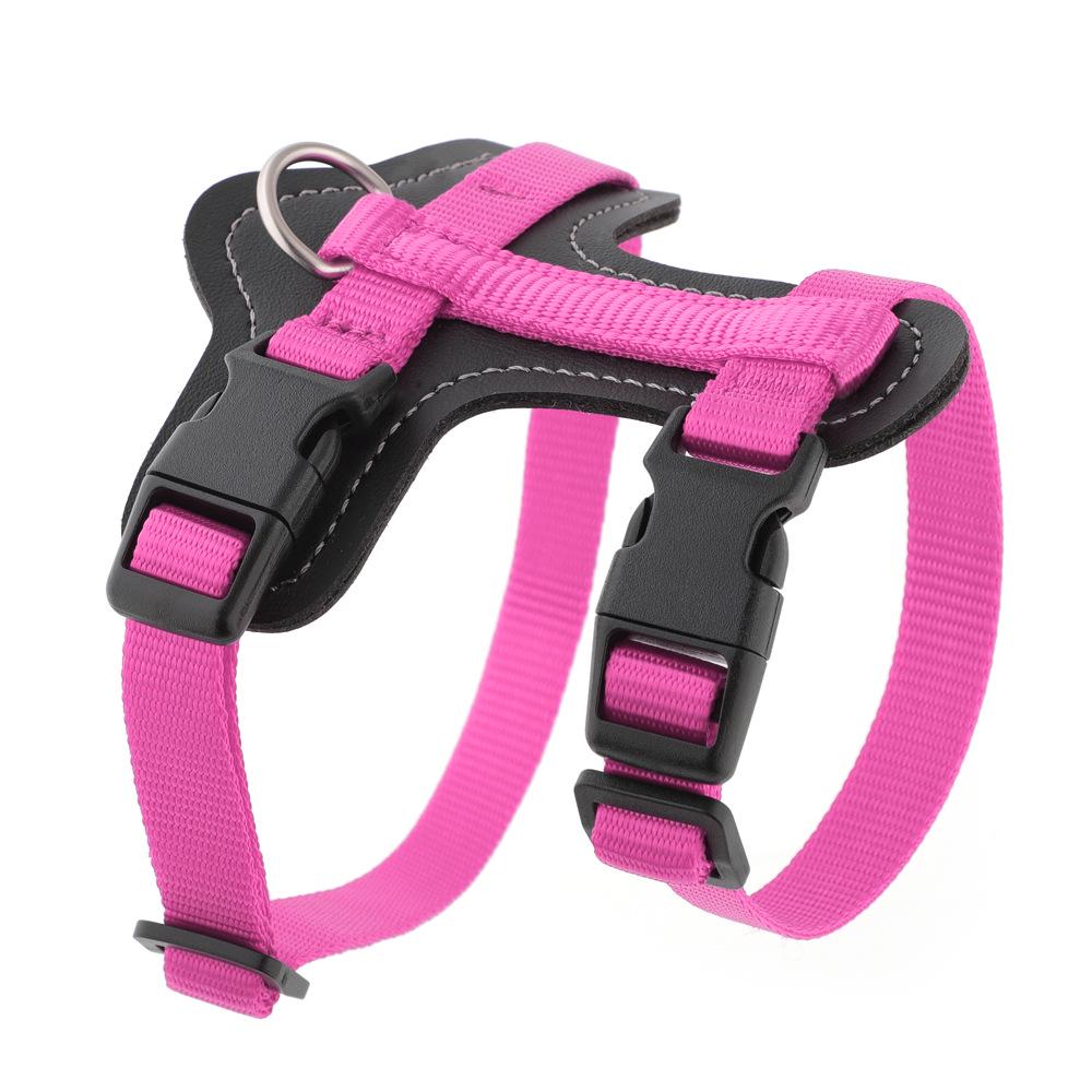 Adjustable Anti-Escape Leather Cat Harness Set with Bouncy Leash