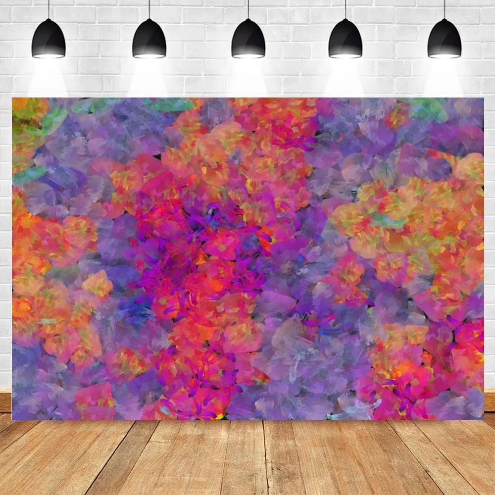 Color Spray Painting Background Graffiti Abstract Art Painting Powder Spray Painting Birthday Portrait Photography Background