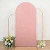 Polyester Wedding Arch Cover High Elasticity Solid Color Arch Stand Covers Background Round Arch Backdrop Cover