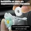 PE Fragrant Tablets for Car Air Outlet Universal Air Freshener Car Vents Aromatherapy Clip Perfume Diffuser Fragrance Supplement