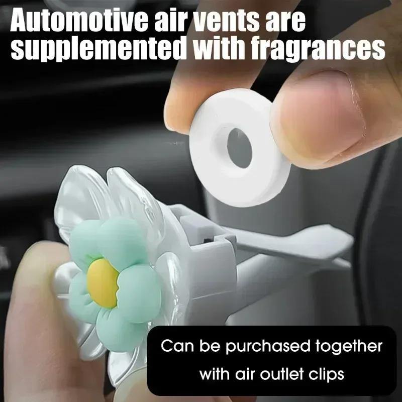 PE Fragrant Tablets for Car Air Outlet Universal Air Freshener Car Vents Aromatherapy Clip Perfume Diffuser Fragrance Supplement