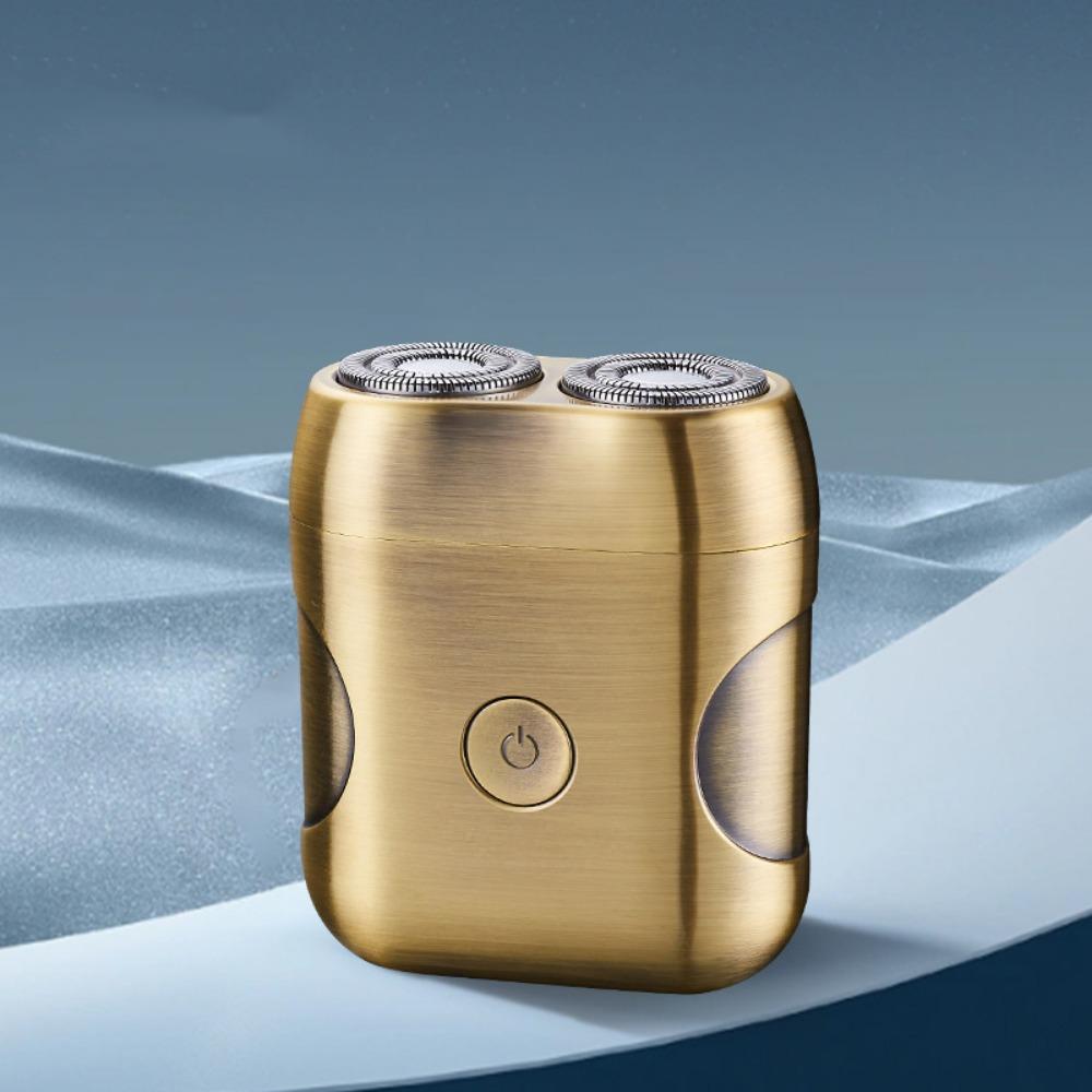 Ultra Clean Electric Shaver Washable Mini Shaving Rechargeable Double Head Razor  Beard