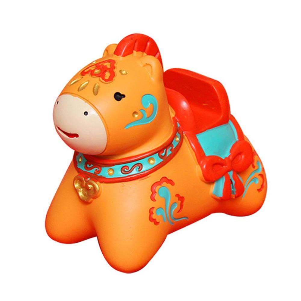 

Mascot Zodiac Horse Phone Stand Ornament 2026 Horse Year Figurines Car Interior Ornament