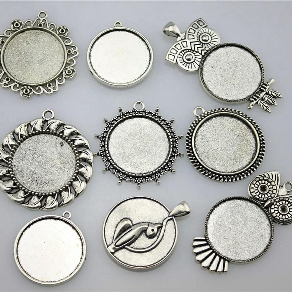 

Аксессуары Детали Микс Стеклянный Кабошон Основа Настройка Лоток Минималистичные Ювелирные Компоненты QA035 A01-40gram-30mm