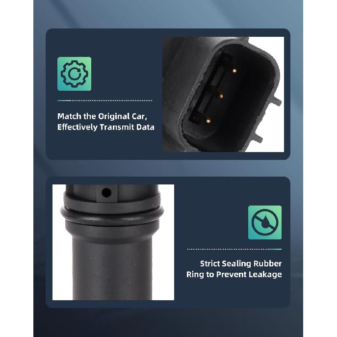 SCITOO 2PCS Crankshaft Position Sensor Fit for Acura for RDX 2007 2008 2009 2010 2011 2012,for Honda for Accord 2003 2004 2005 2006 2007 37500RAAA01