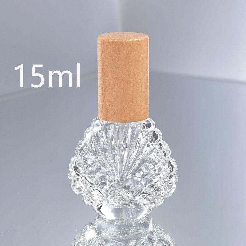 New Travel Portable Sample Wooden Lid Perfume Sub-Bottles
