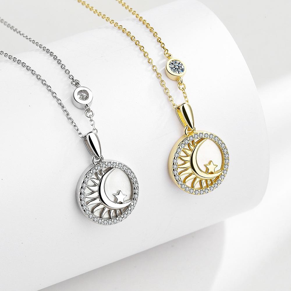 Tancise kvinner halskjede anheng klassisk 925 sterling sølv zircon mote gave