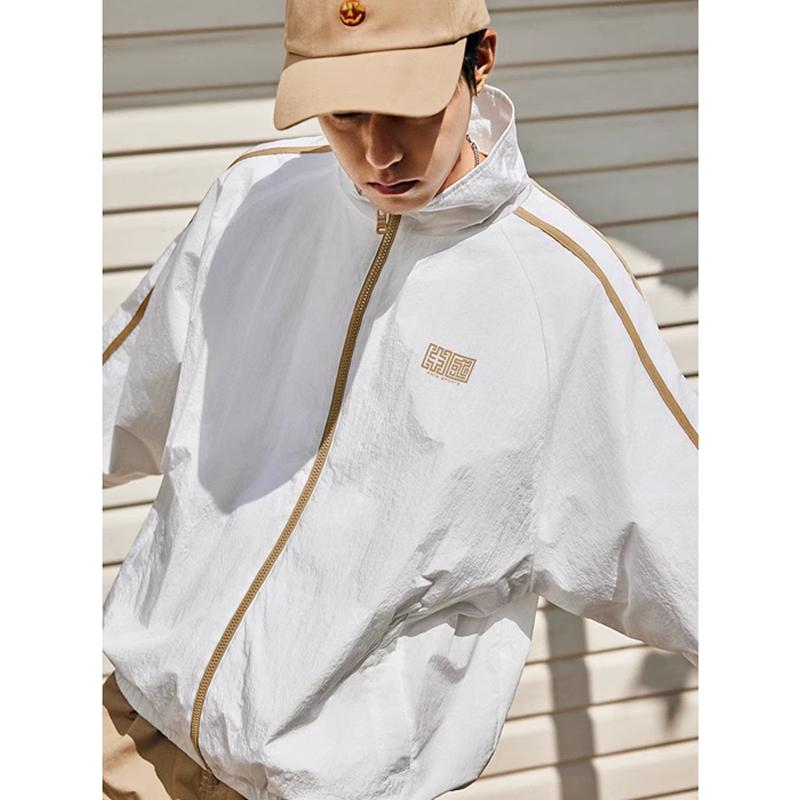 Anta Men s Stand Collar Woven Windbreaker Jacket