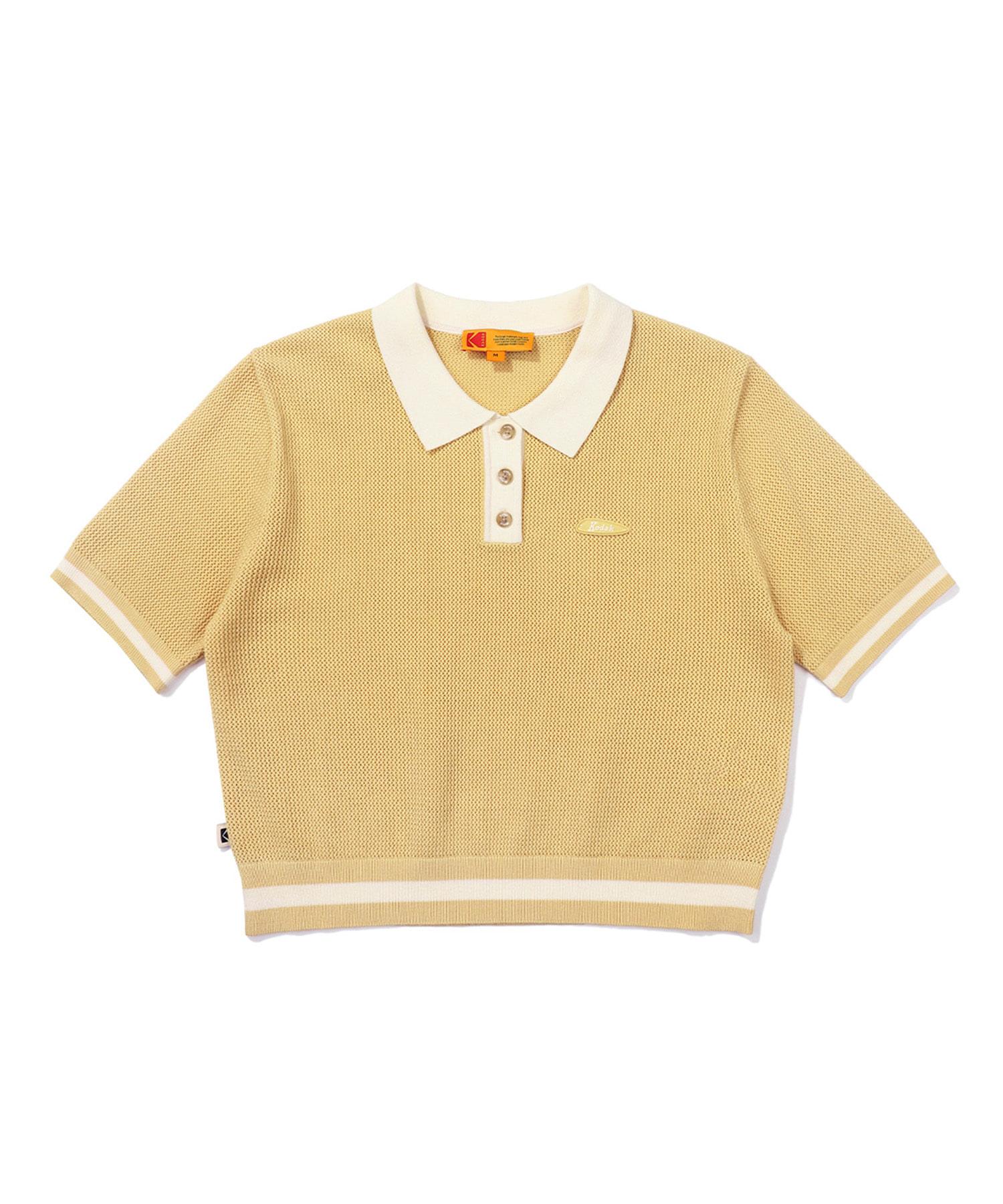 Kodak Women S Summer Polo Knit Yellow Yellow/S_90