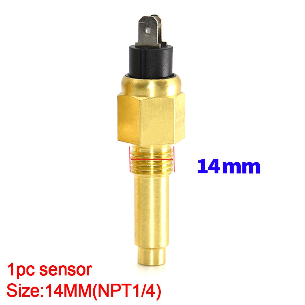 52mm Digital 3 in 1 Waterproof Car Boat Gauge For 12V24v Water Temperature Oil Pressure Voltmeter Fuel Level With Alarm Signal