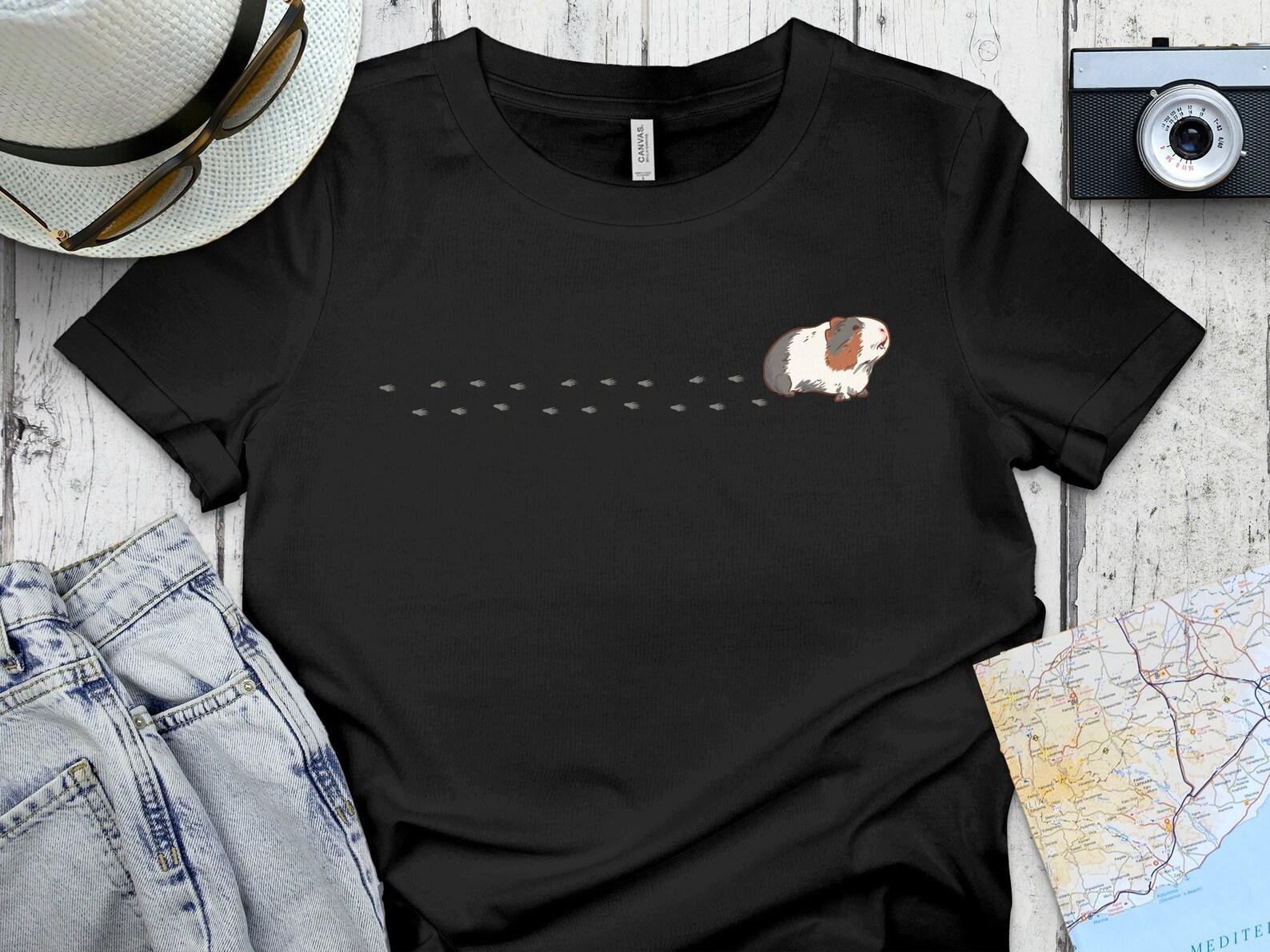 Guinea Pig Tracks Guinea Pig Tshirt Enclosure Guinea Pigs Shirt M